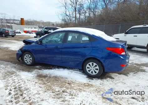 2017 Hyundai Accent Se from USA, damaged, VIN KMHCT4AE8HU205555